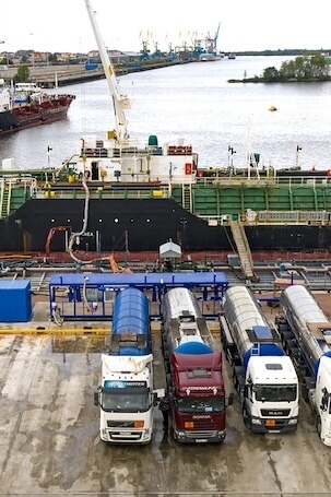 Marine fuel terminal in St. Petersburg